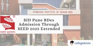 SID Pune BDes Admission Open Through SEED 2025; Application Extended till January 1